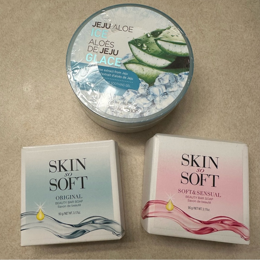 New! Avon Skin So Soft/ The Face Shop Bundle